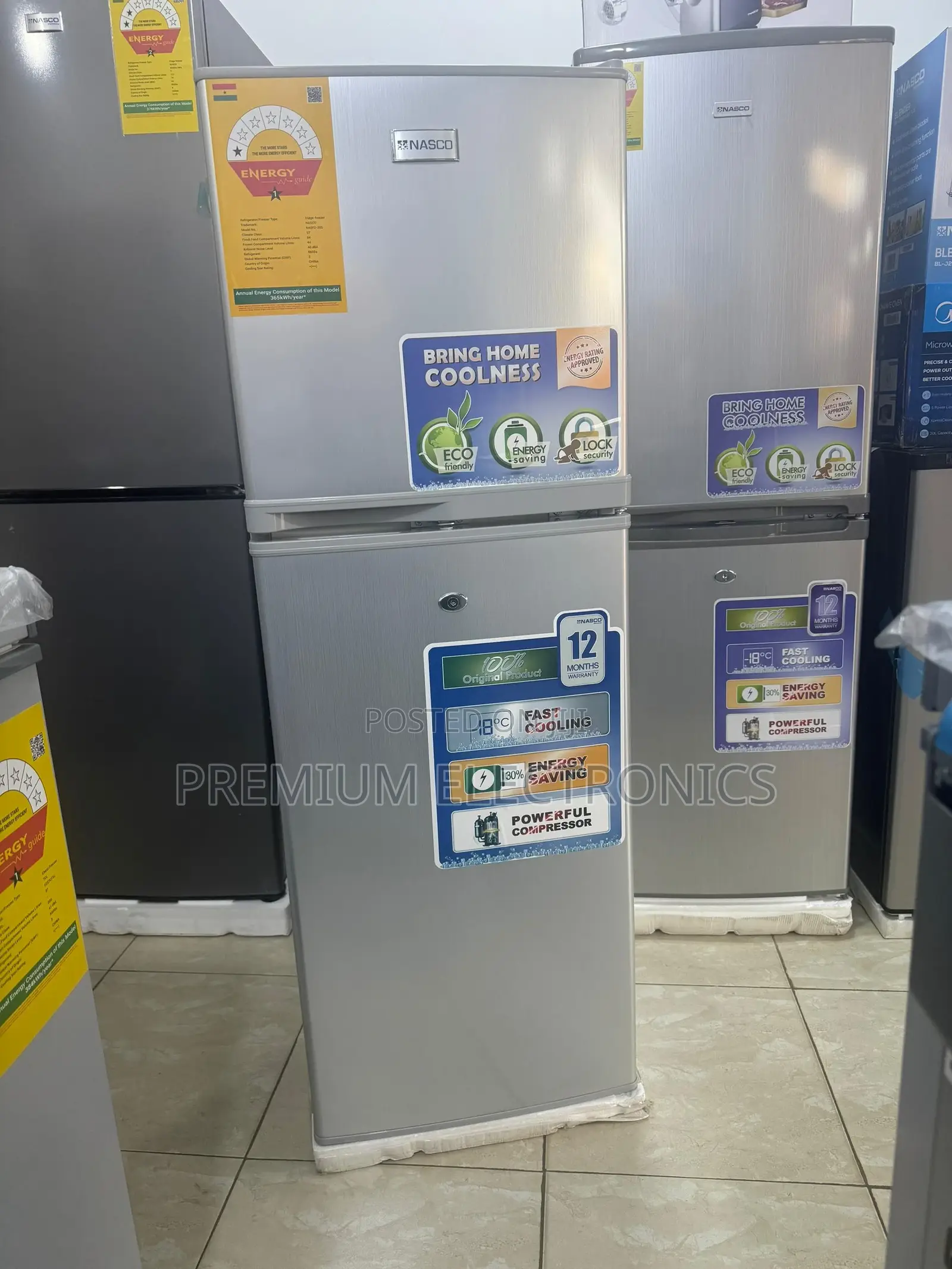 Nasco Nasf2-20s 138 Litres Double Door Refrigerator