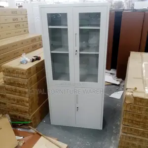 Authentic Metallic Storage Opening Cabinet