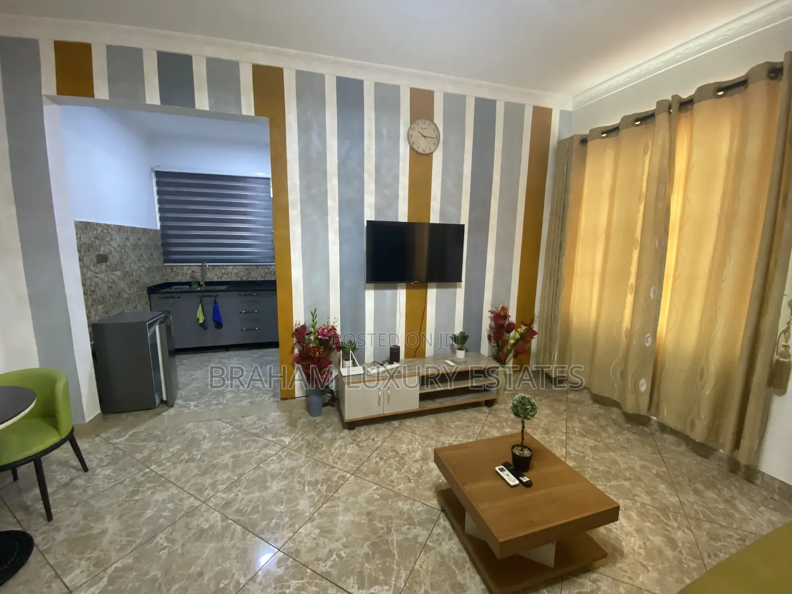 Furnished 1bdrm Apartment in Braham Luxury, East Legon for rent