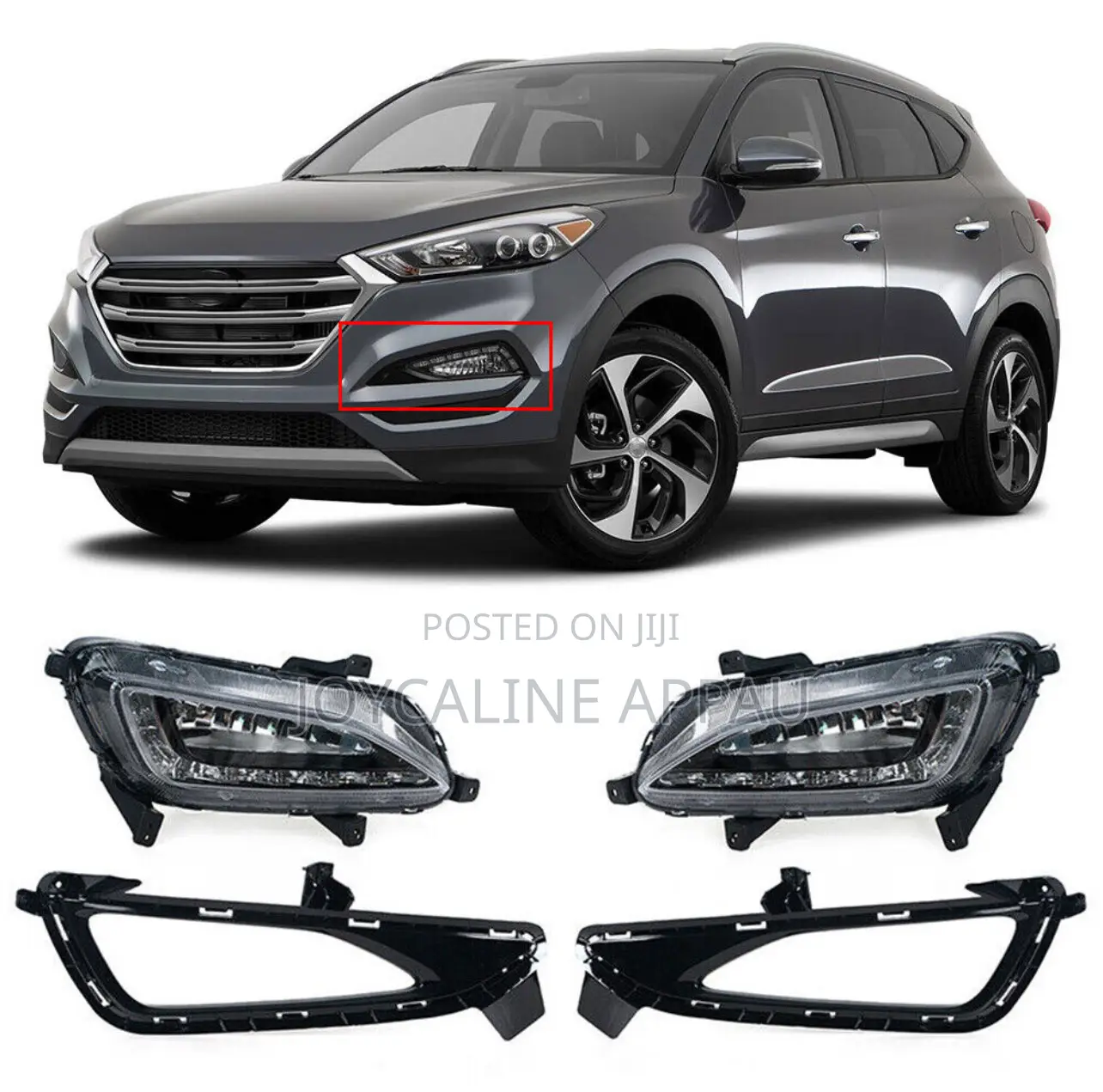 Hyundai Tucson 2016 to 2018 Led Fog Light and Cover