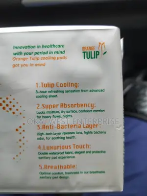 Orange Sanitary Pads