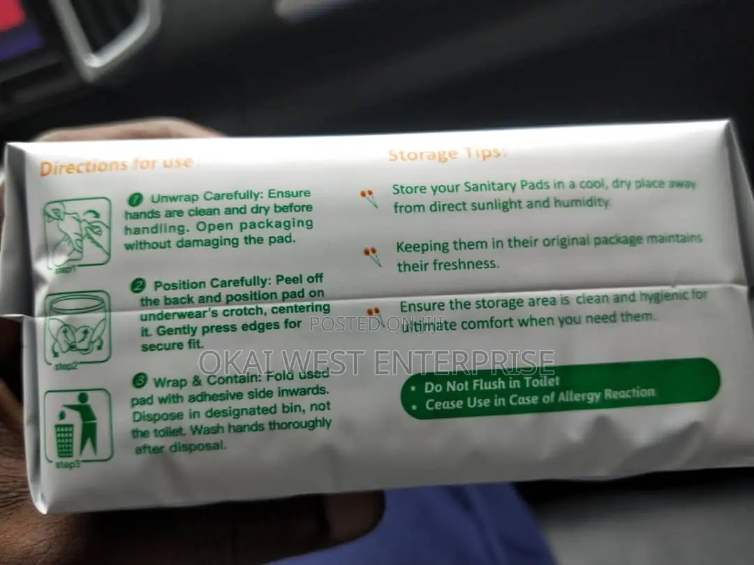 Orange Sanitary Pads