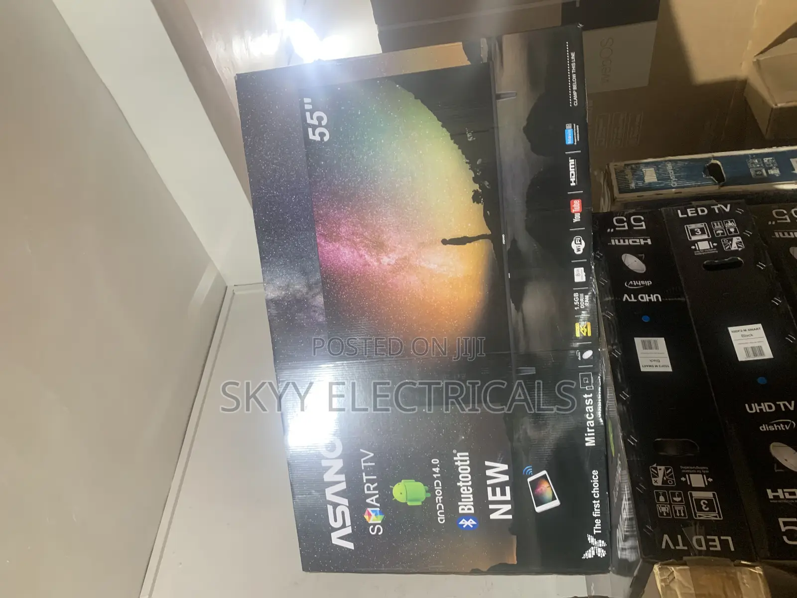 Asano 55” Smart Uhd 4k Satellite Digital Tv