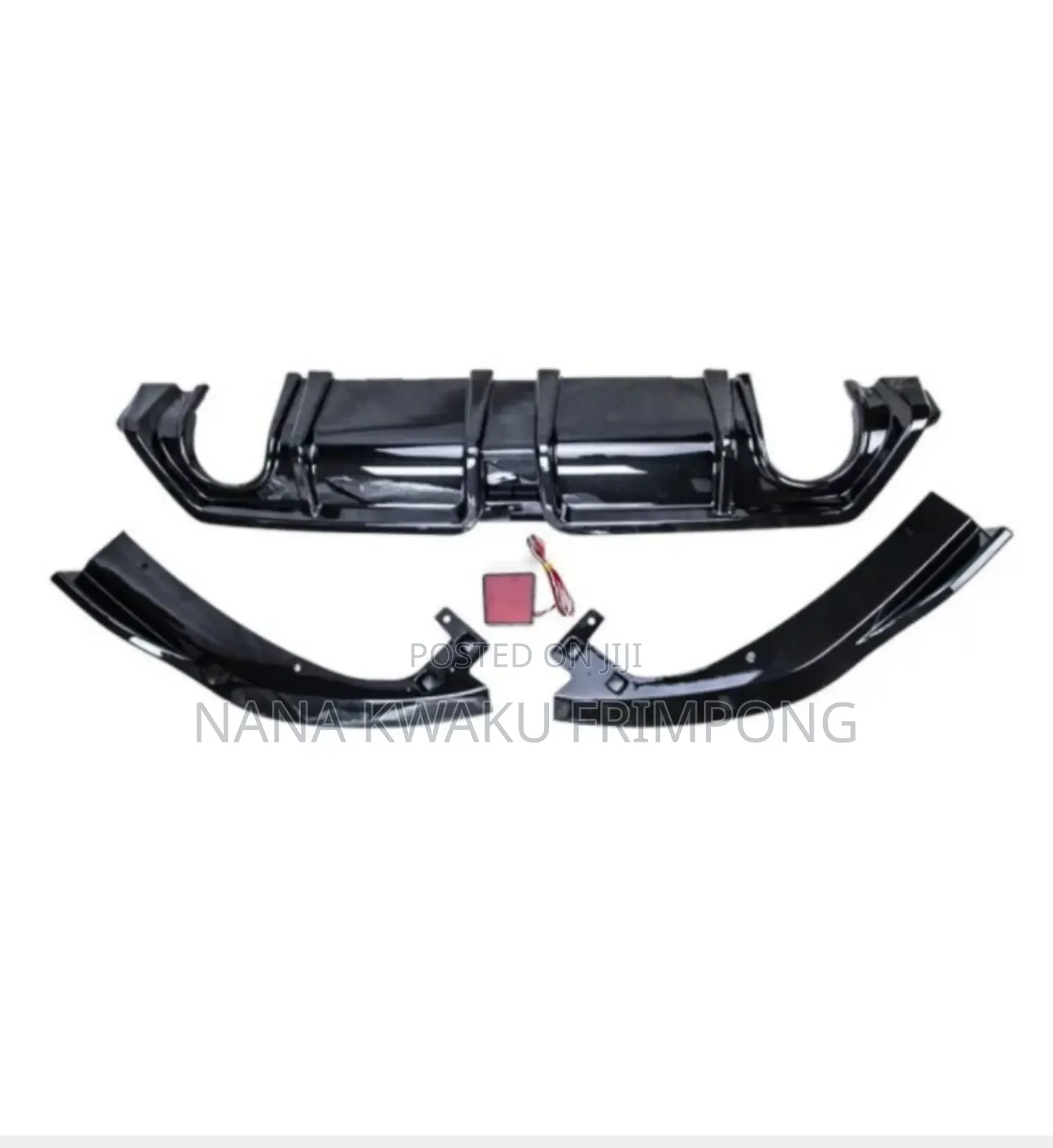 Honda Civic 2016 to 2020 Back Bumper Diffuser With Light Available