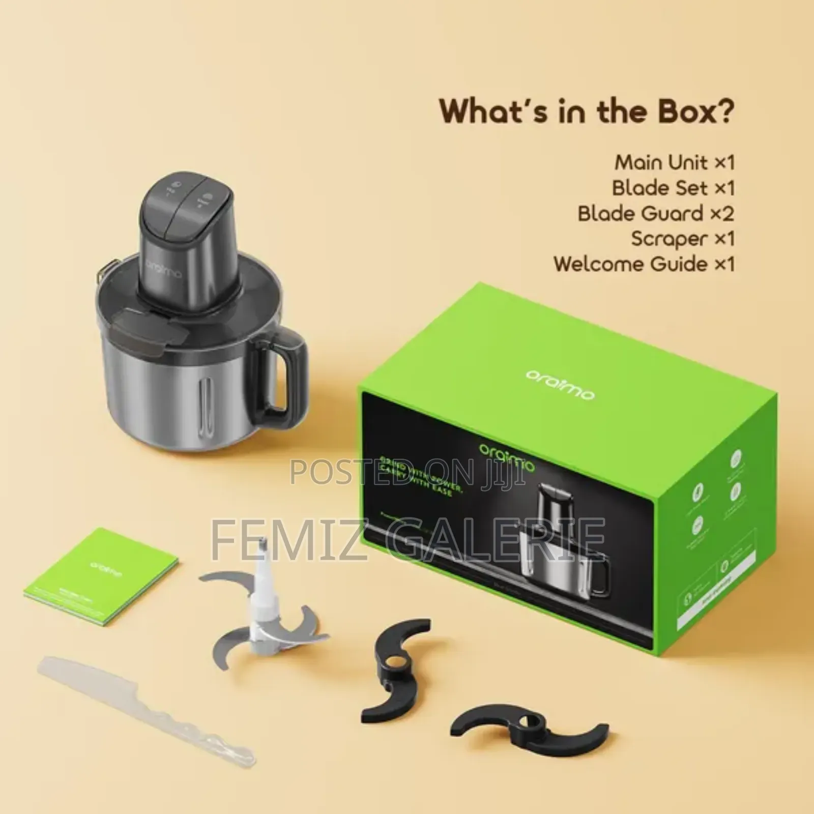 Oraimo Powermince 4l 2-in-1 Powerful Meat Grinder