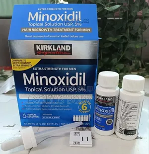 Kirkland Minoxidil Oil Pack (6 Pieces) for Baldness Treatment