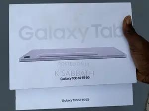 New Samsung Galaxy Tab S9 FE 256 GB Pink