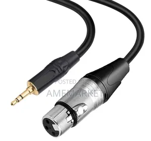 XLR Female to 3.5mm Microphone Cable