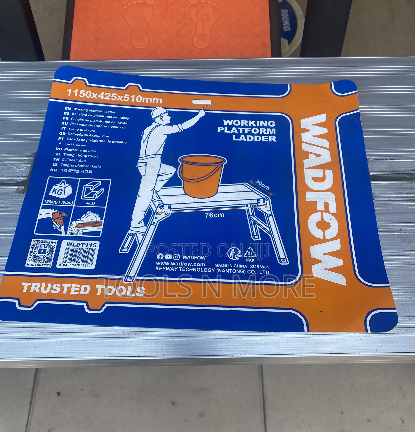 Wadfow Working Platform Ladder