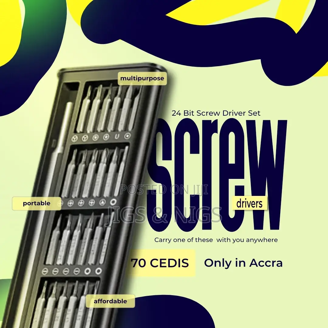 Mini Screwdriver Set | 24 in 1 Magnet Set