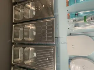 Two Bowl One Arm Block and Cabinet Sink_complete_kitchen Sink