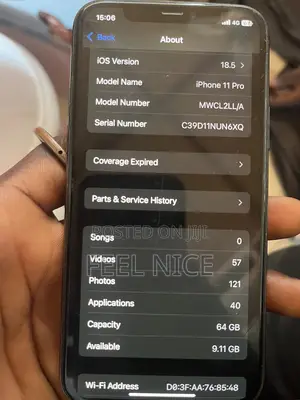 Apple iPhone 11 Pro 64 GB Gray