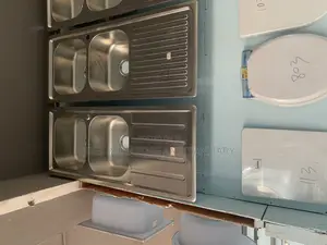 2bowl 1arm Block and Cabinet Sink Complete_kitchen Sink_block