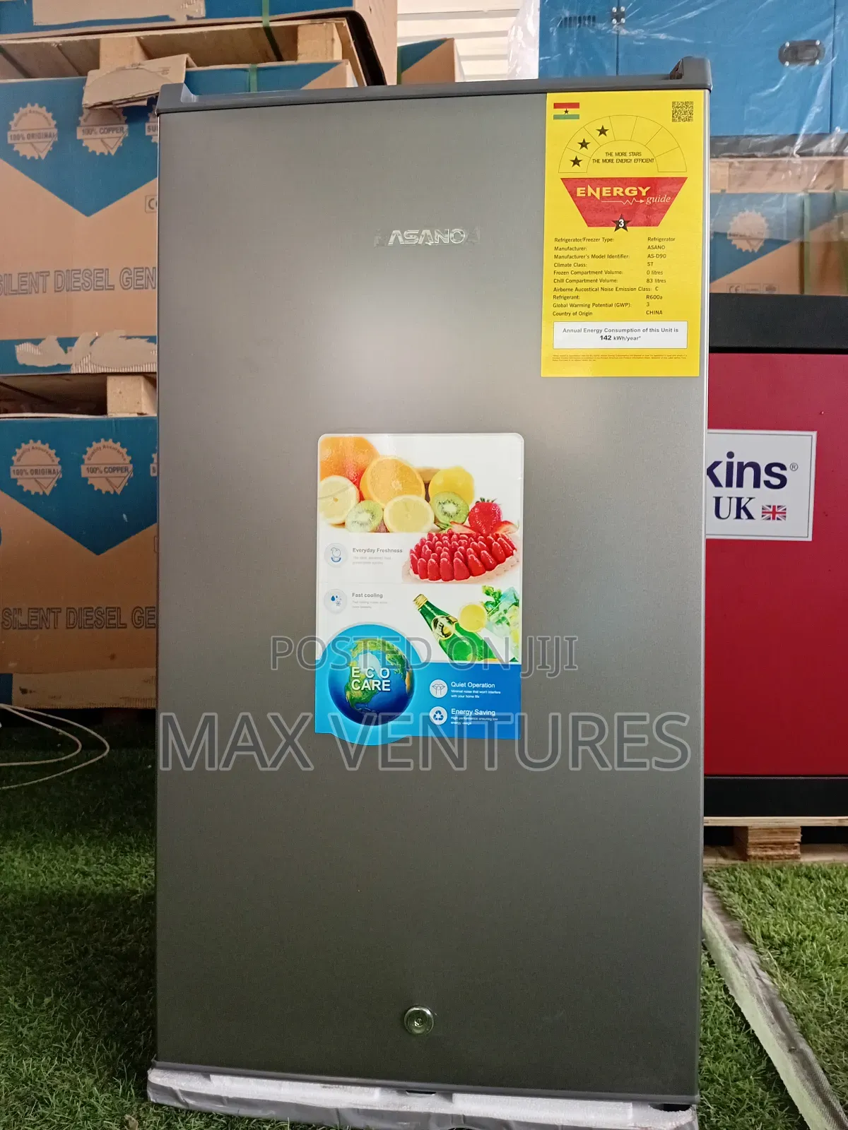 Asano Frost Free Table Top 90l Asono Top Freezer