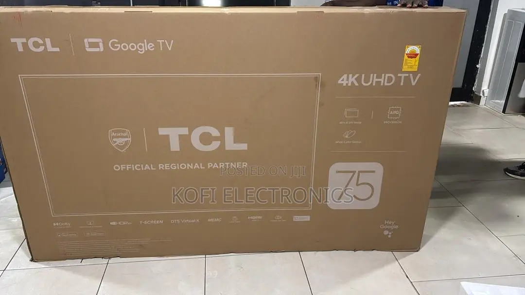 Watch Movie W/Rich Sound TCL 75′′ HDR Frameless Google Tv 75p635