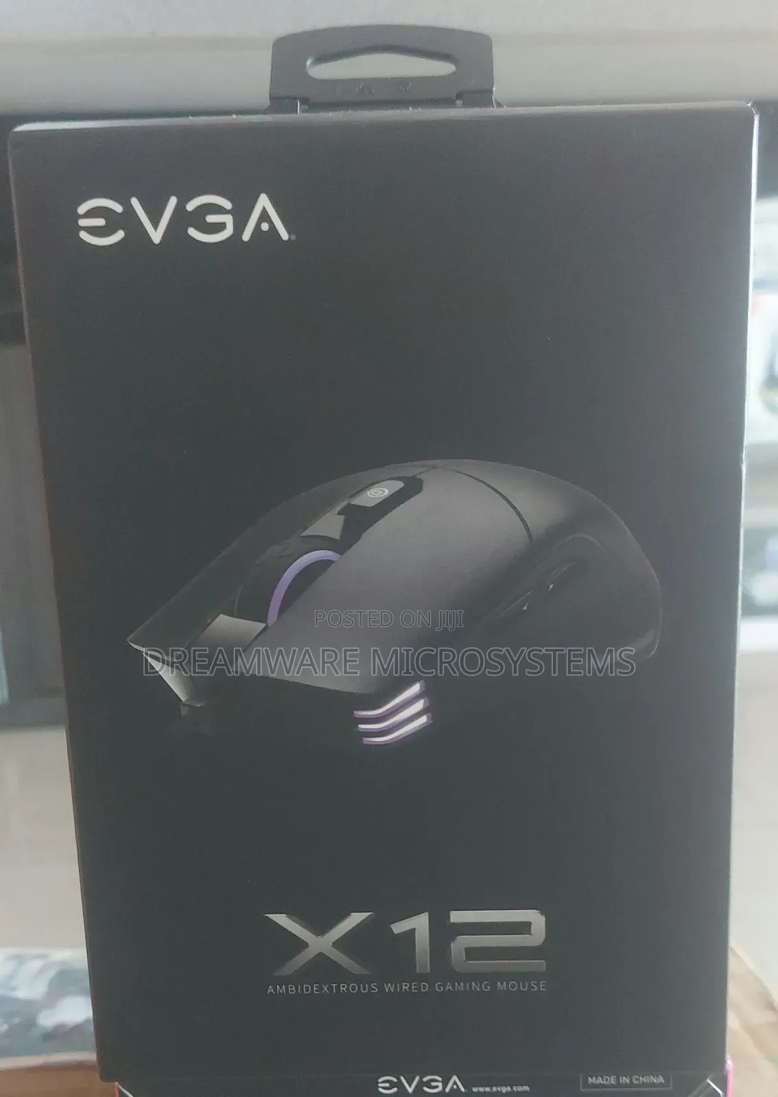 Evga X12 Gaming Mouse, , Wired, Black, 5 Profiles, 8 Buttons