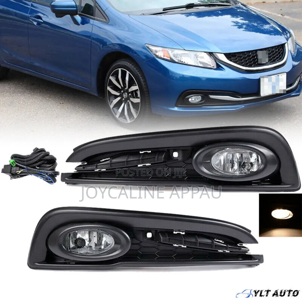 Honda Civic 2013 to 2015 Fog Light and Cover Complete