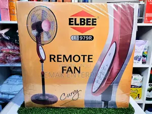 Original Elbee Curvy Remote Control Standing Fan