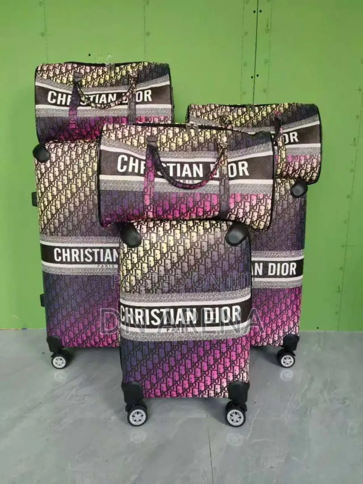 6in1 Travel Bag Set (3 Suitcases 3 Duffle