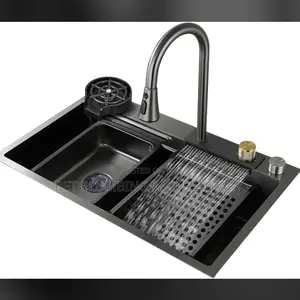 Smart Kitchen Sink With Pull Out Tap Complete _Cabinet Kitchen Sink
