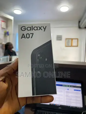 New Samsung Galaxy A07 4G 128 GB Black
