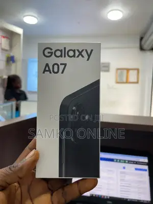 New Samsung Galaxy A07 4G 128 GB Black