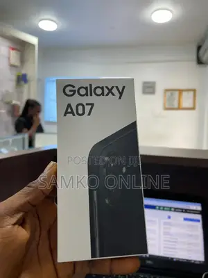New Samsung Galaxy A07 4G 128 GB Black