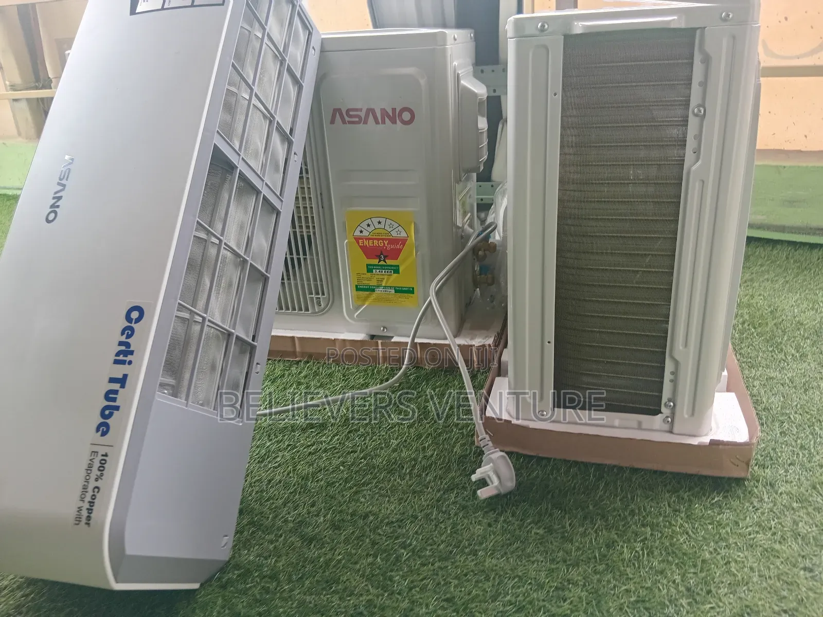 Serviceable 1.5hp Air Conditioner Split Type Asano Ac