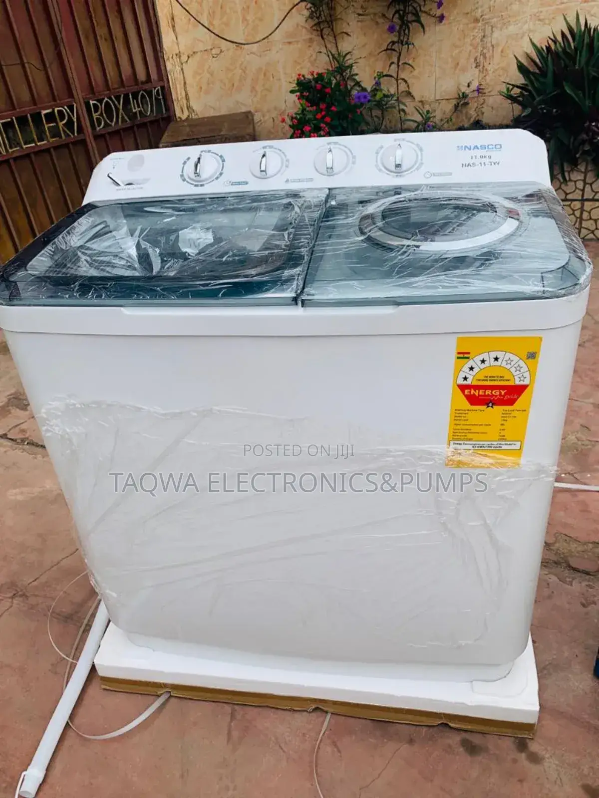 Super Nasco 11kg Semi Automatic Washing Machine
