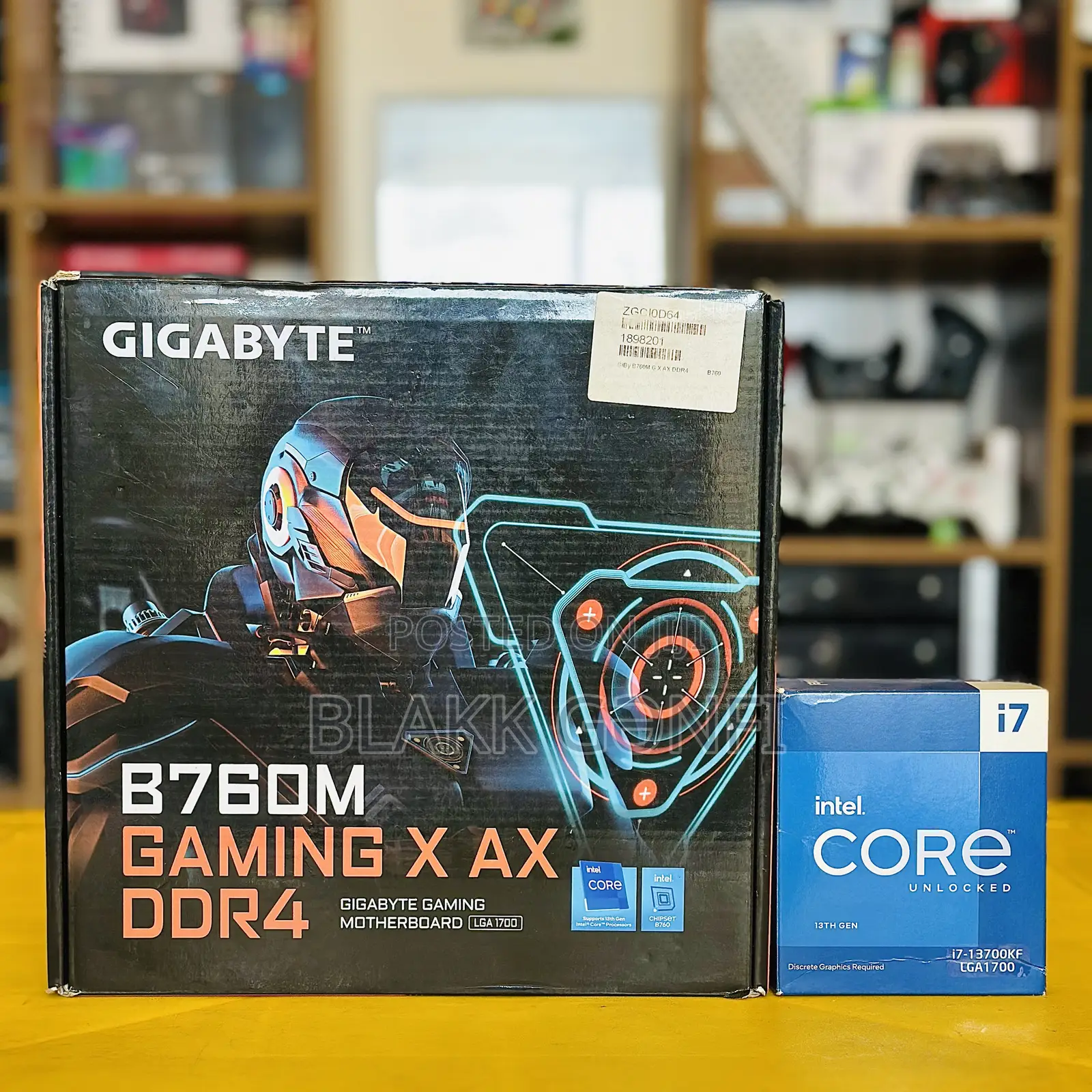 I7-13700kf 13th Gen Cpu & Gigabyte B760m Motherboard