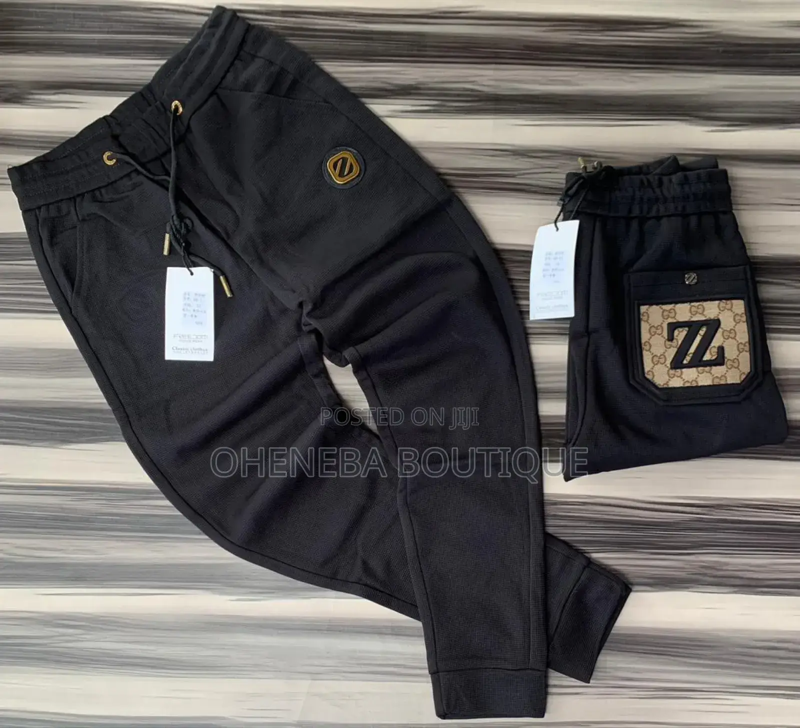 Black Joggers for Men