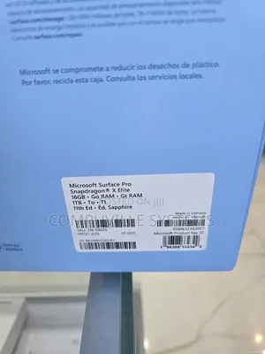 New Microsoft Surface Pro 1 TB Blue