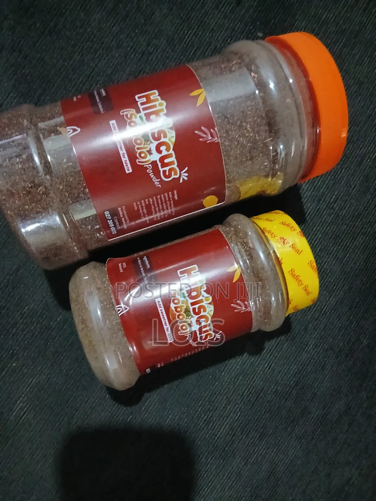 Hibiscus Powder With Ginger in Tea Bag