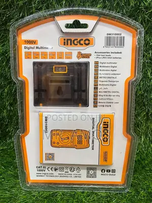 1000v Digital Multimeter With True RMS 6000 Counts Display - Dm310002