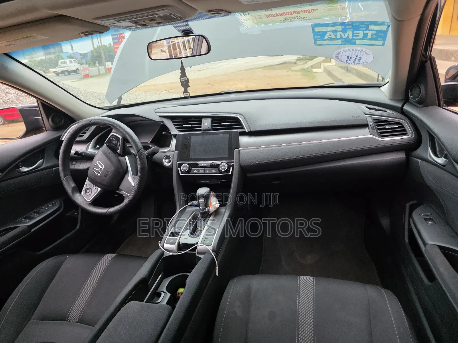 Honda Civic EX-L Sedan 2018 Black