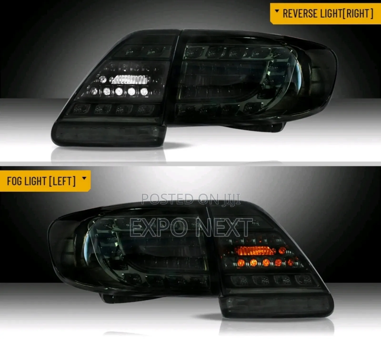 Smoke Tail Lights For 2011-2013 Toyota Corolla Led