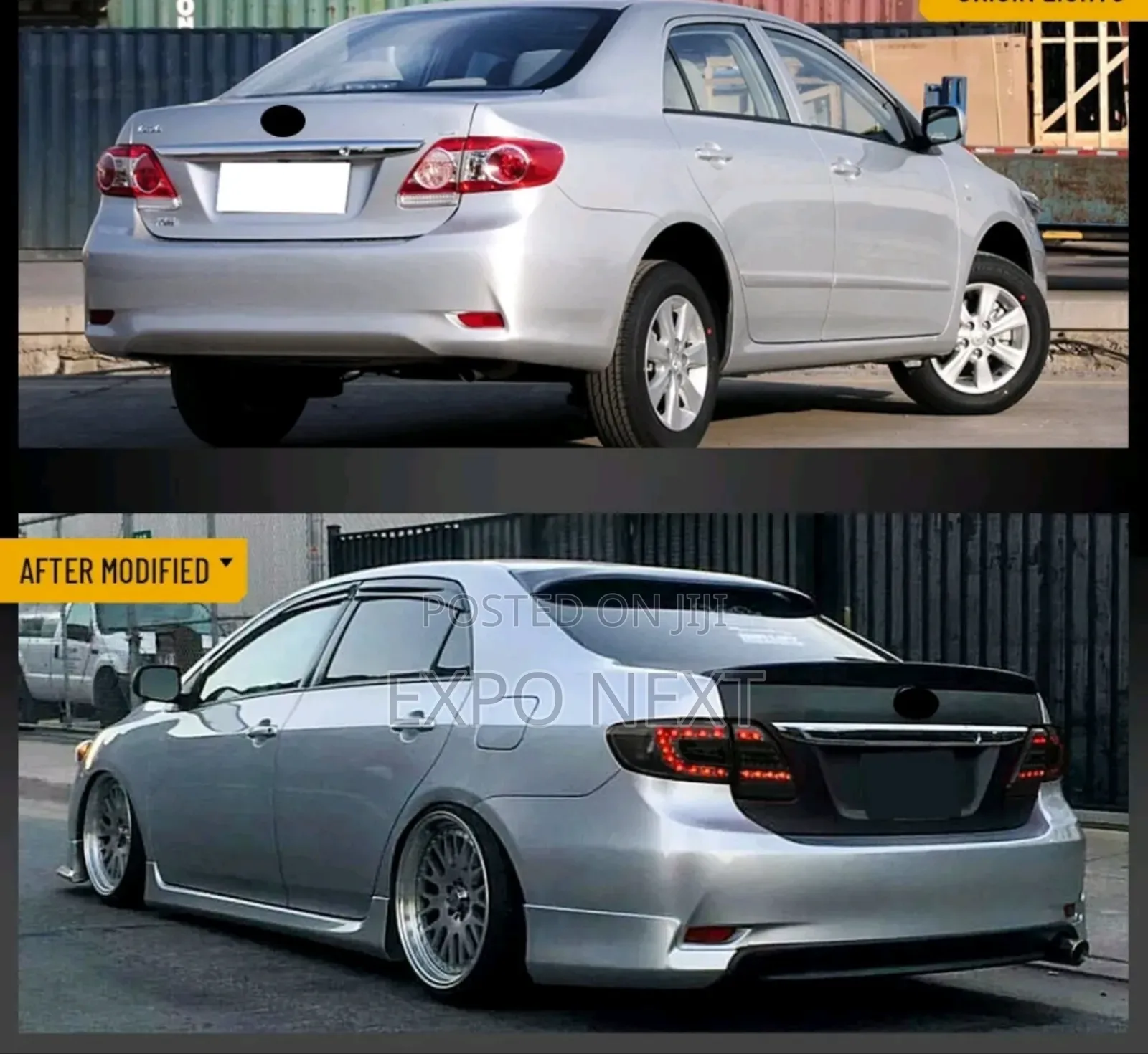 Smoke Tail Lights For 2011-2013 Toyota Corolla Led