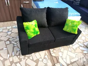 2in1 Sofa With Throw Pillows❤🖤