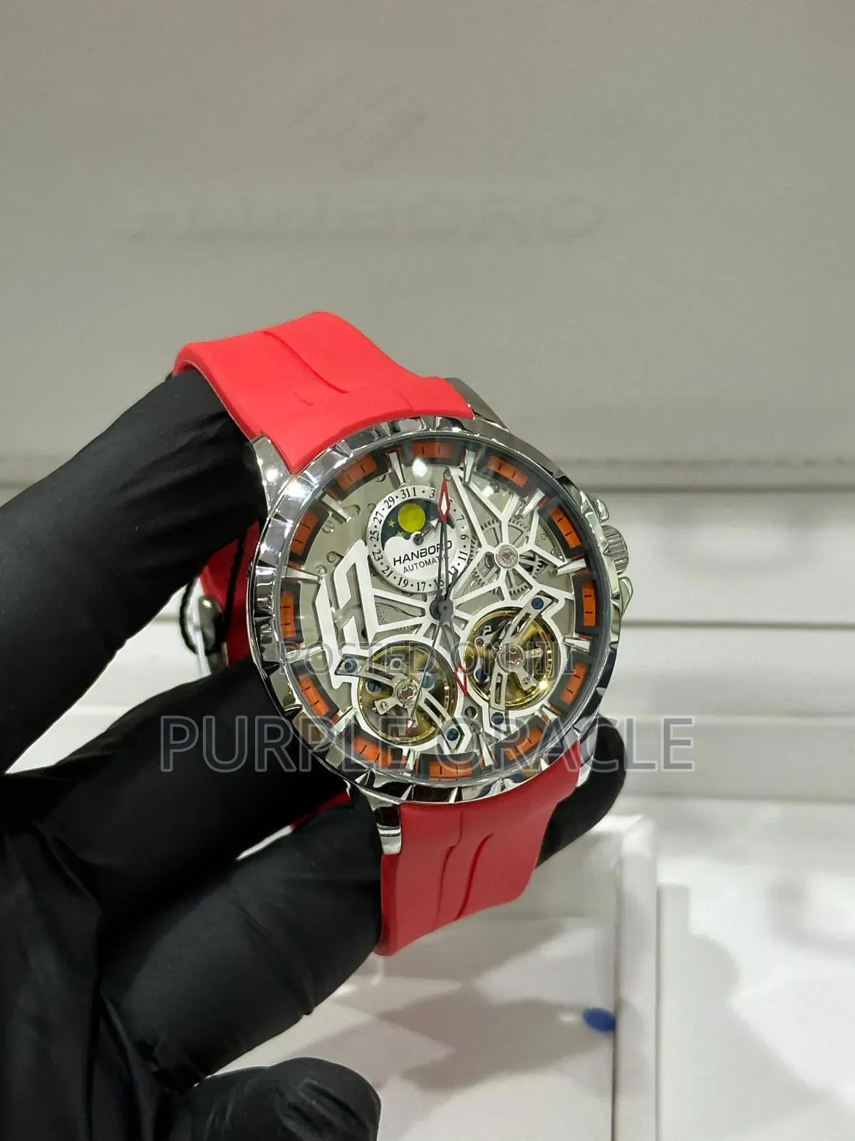 Distinctive Hanboro Mechanical Watch for Big Men