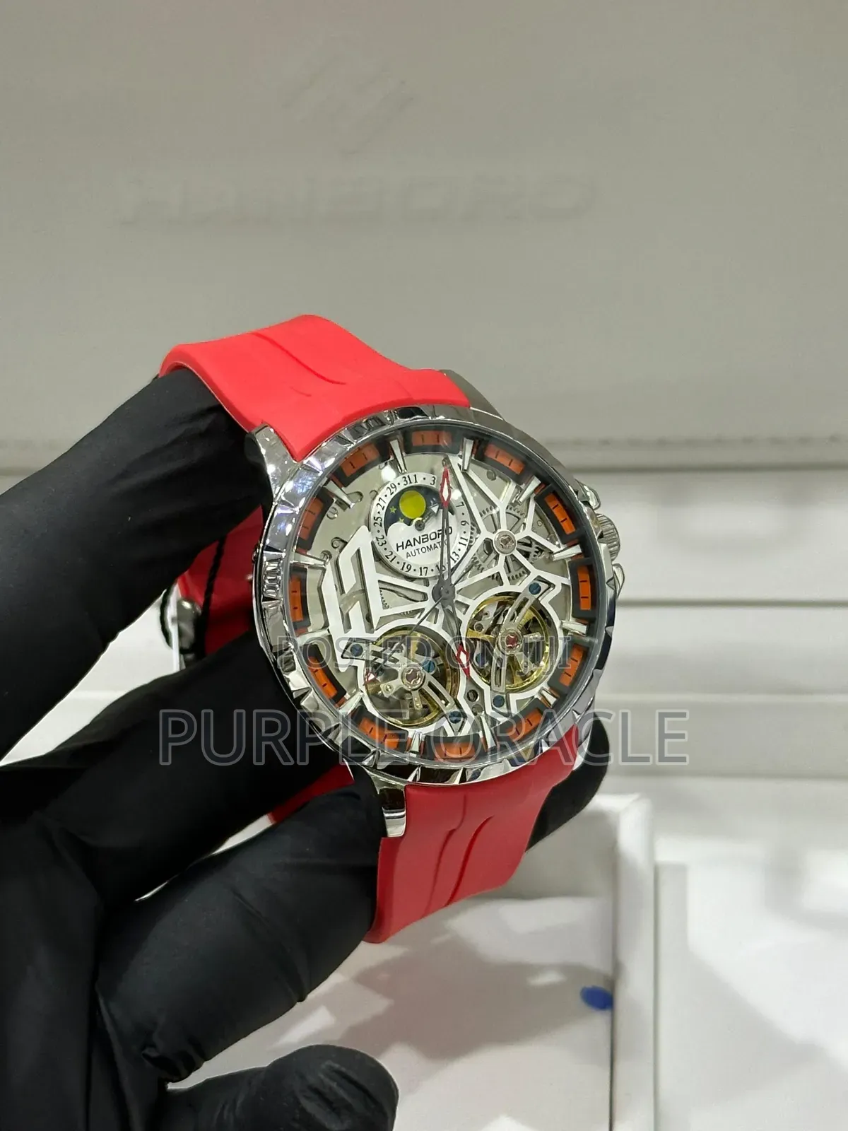 Distinctive Hanboro Mechanical Watch for Big Men