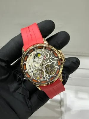 Hanboro Red Complex Mechanical Design Timepiece