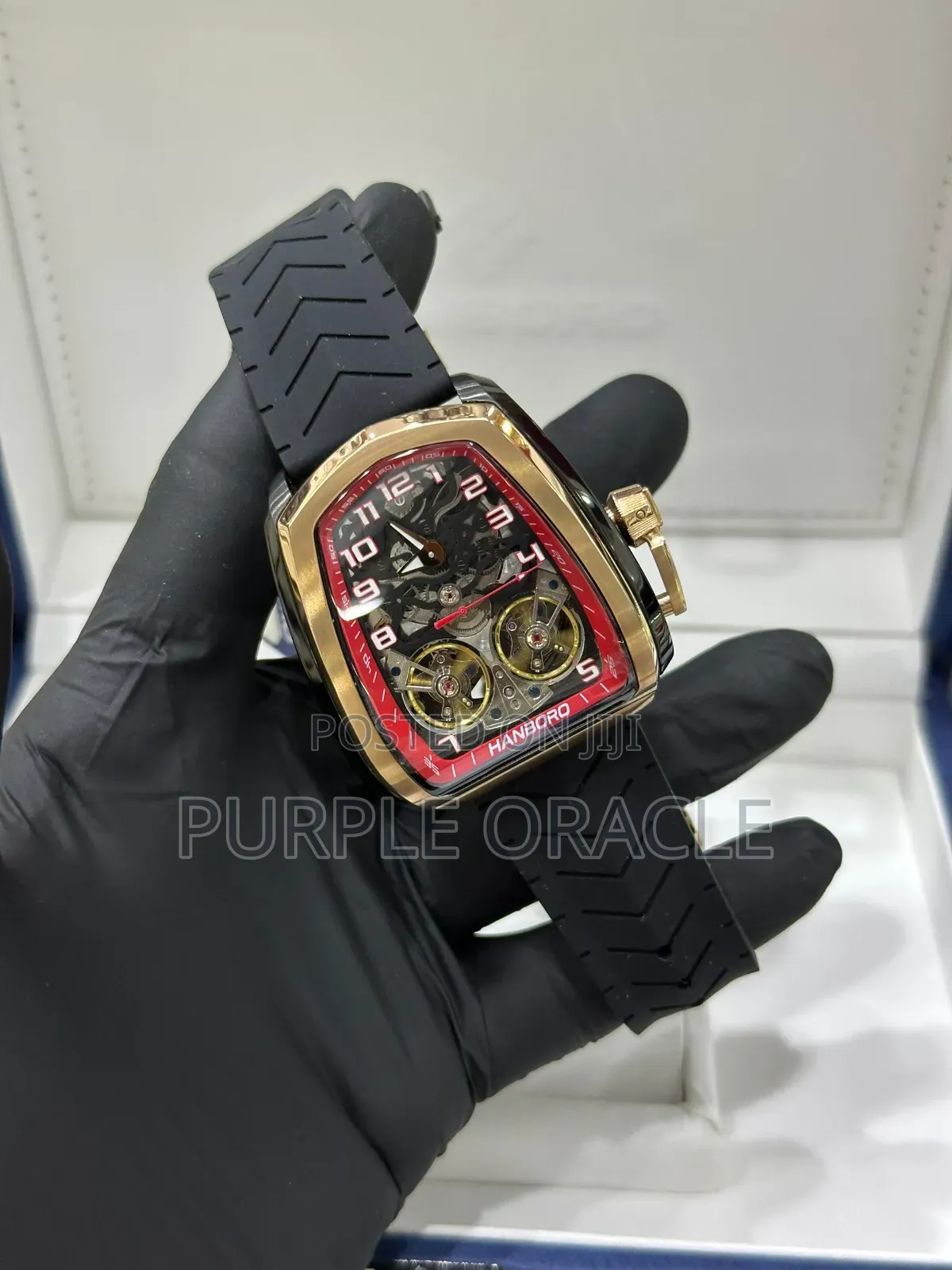 Tonnuea-Shaped Hanboro Turbillion Automatic Watch