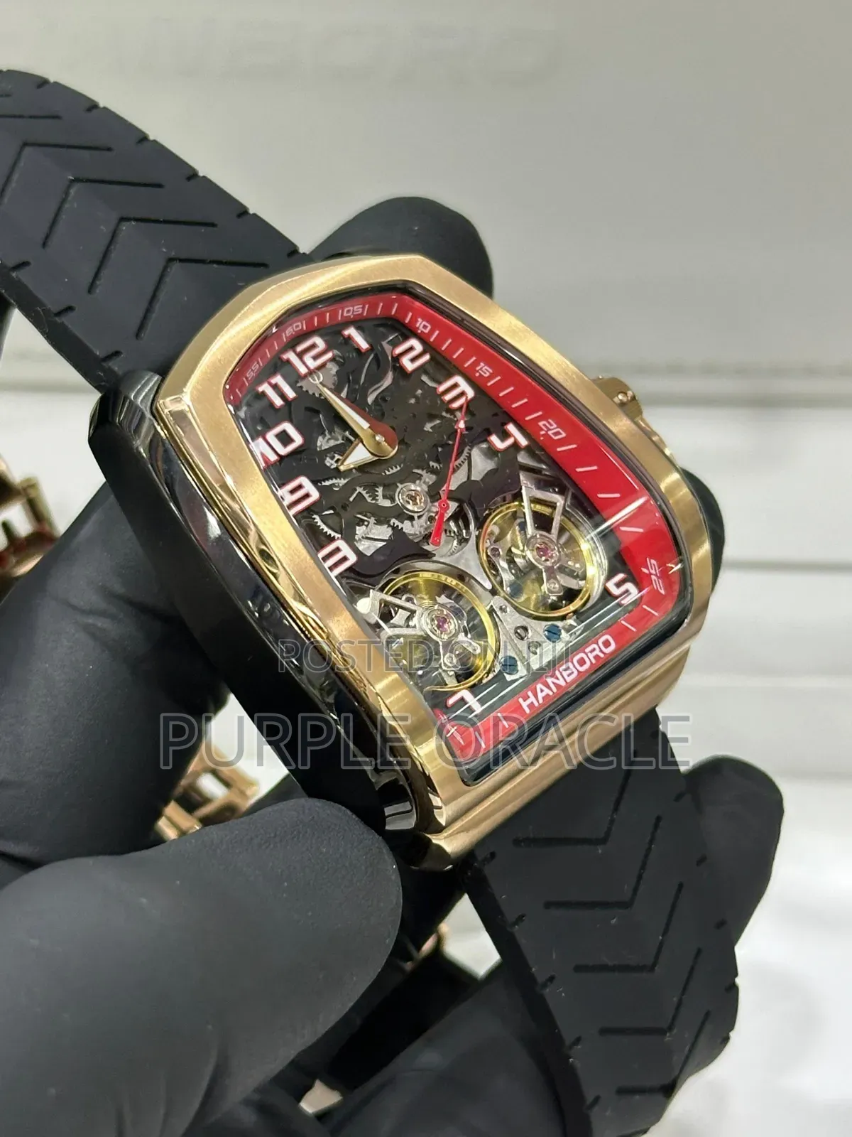 Tonnuea-Shaped Hanboro Turbillion Automatic Watch