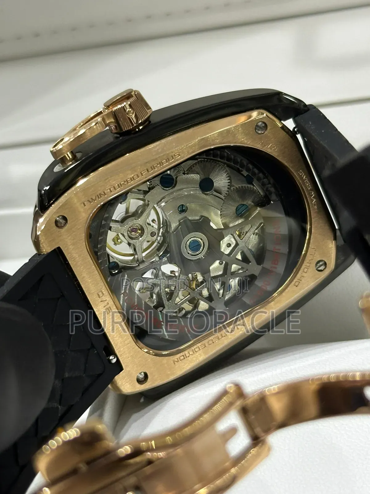 Tonnuea-Shaped Hanboro Turbillion Automatic Watch