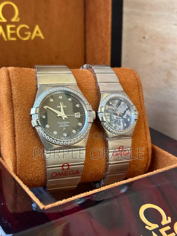 Iconic Omega Constellation Couple Watch Set in Accra Metropolitan