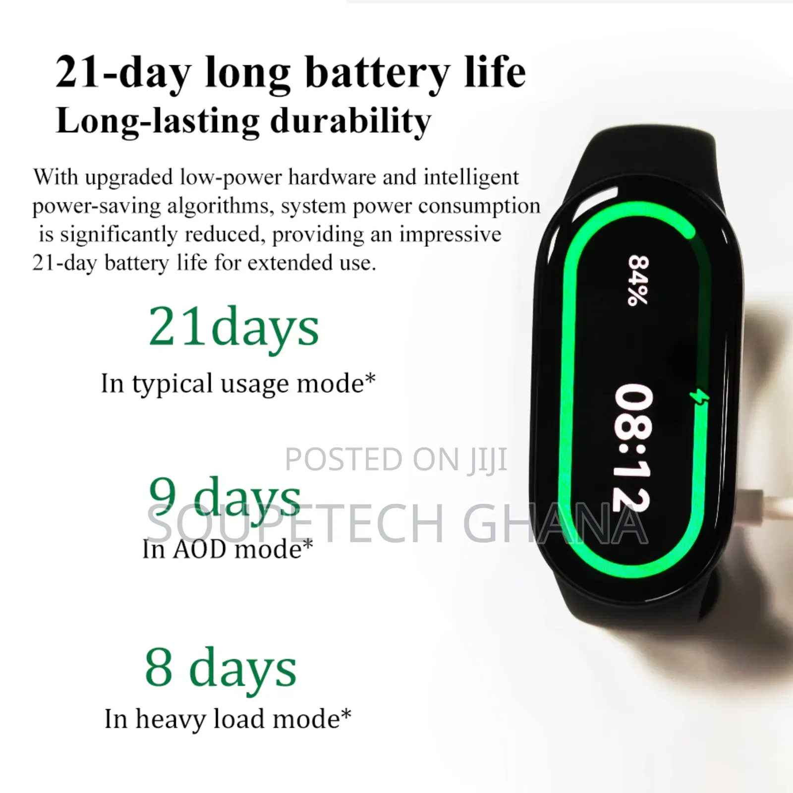 Xiaomi Smart Band 10 – 1.72′′ Amoled • 21-Day Battery • 150+ Modes