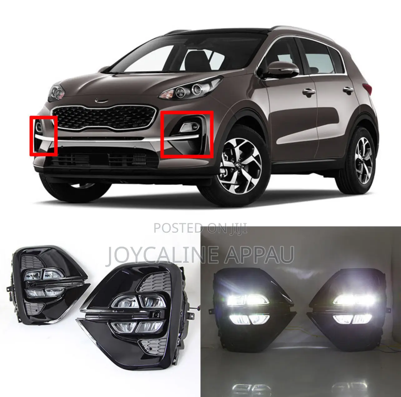 Kia Sportage 2019 to 2020 Led Fog Light and Cover