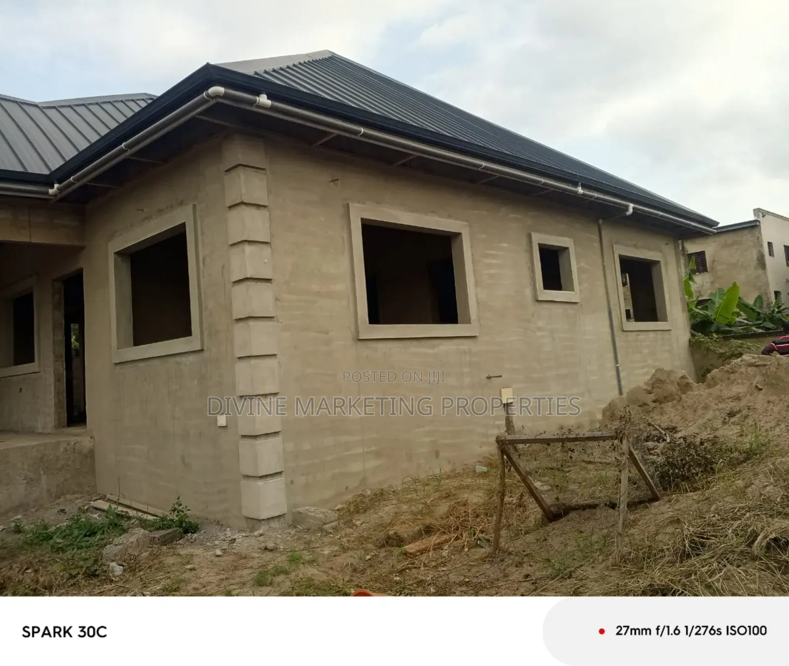 Titled Roofed 3master BRM House Near Acp Pokuase, Accra