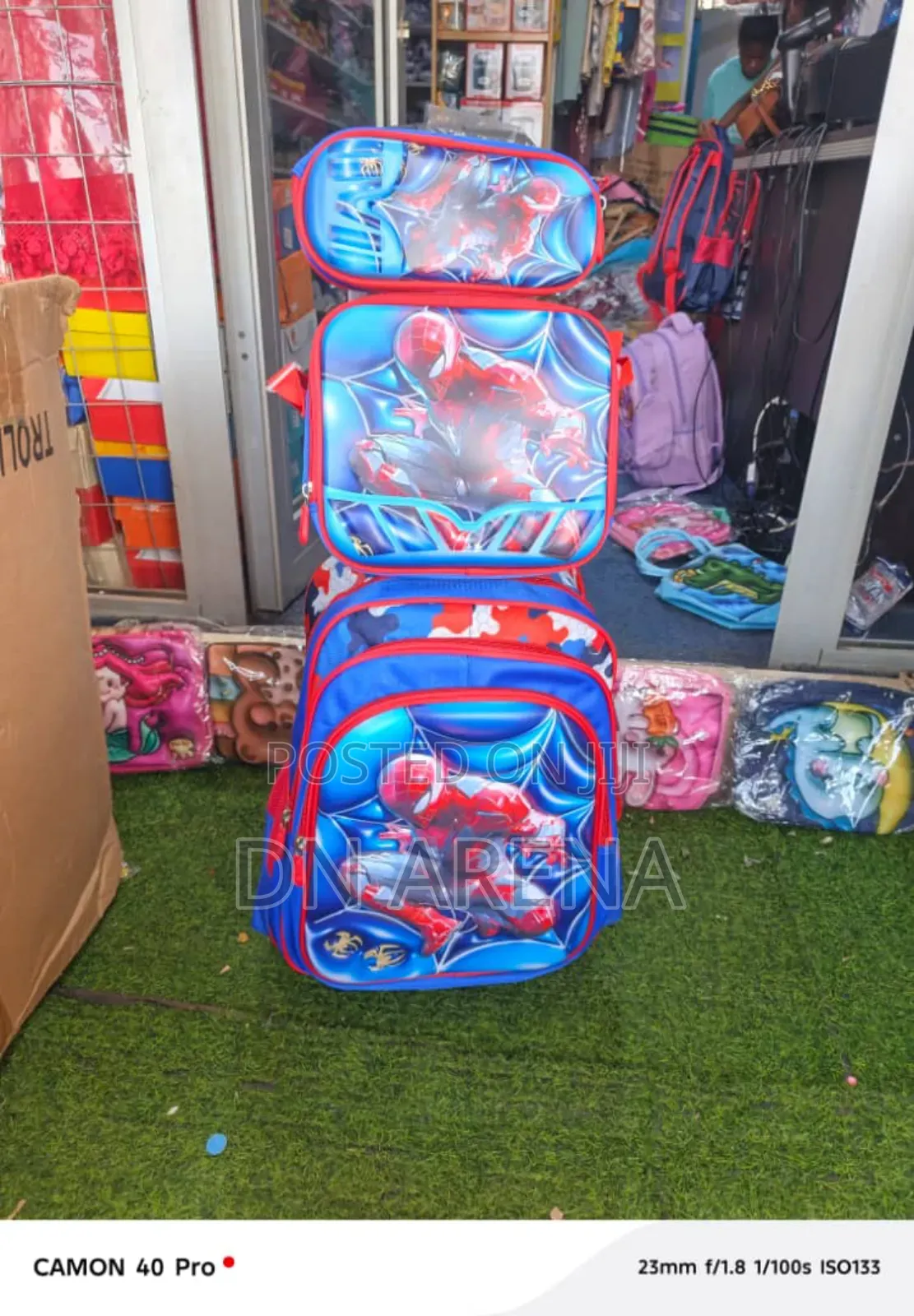 Kids 3 in 1 School Bag Backpack Trolley