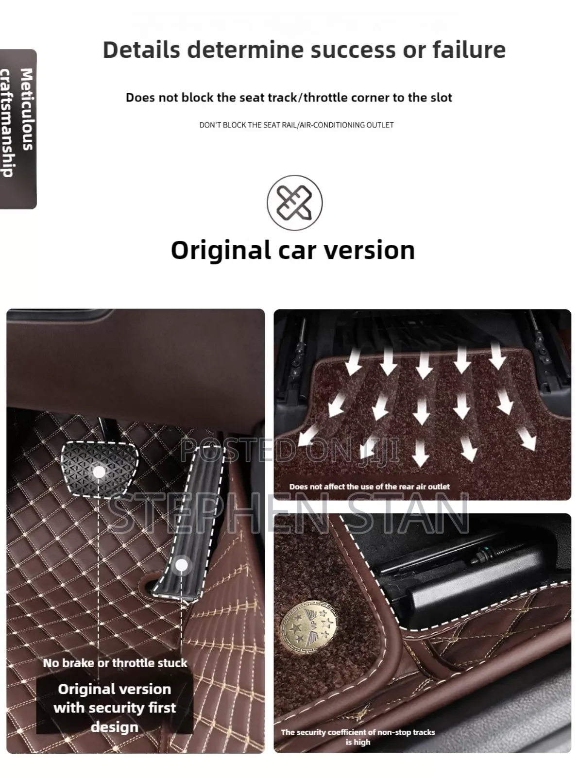 Foreign Customized 5d Double Layer Car Interior Floor Mats Hq